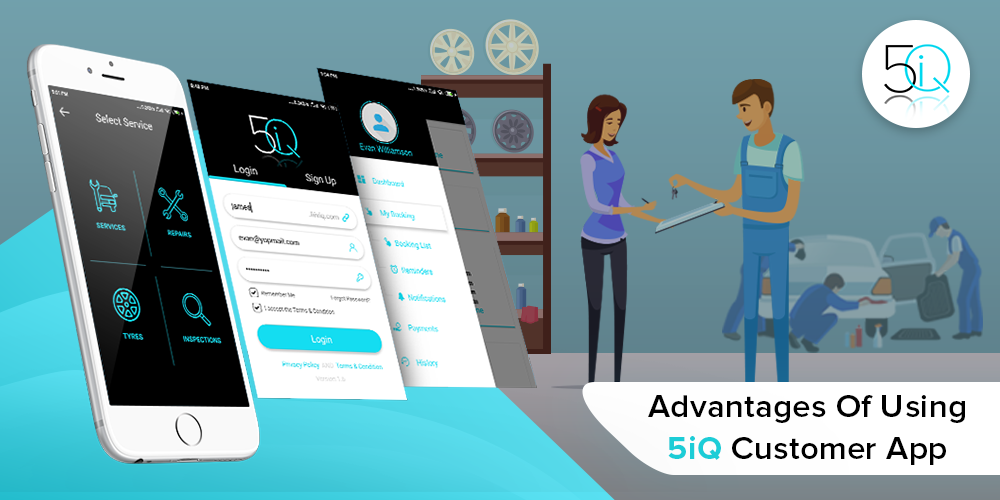 Benefits of using 5iQ customer app